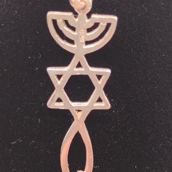 Messianic Seal of Jerusalem in Sterling Silver - Picture 4 of 4